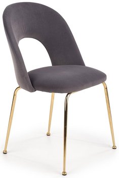 Krzesło ELIOR Pari, popielate, 88x59x54 cm - Elior