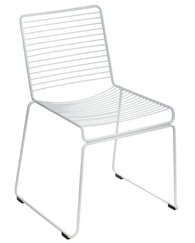 Krzesło ELIOR Seli, białe, 57x53x78 cm - Elior