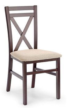 Krzesło ELIOR Vegas, brązowo-kremowe, 45x49x90 cm - Elior