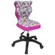 Krzesło ENTELO Petit Storia 31, różowyowo-czarne, rozmiar 4  - ENTELO