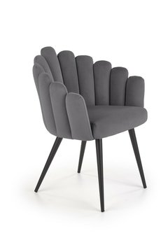 Krzesło Finger szare velvet - Intesi