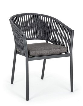 Krzesło Florencia Aluminium Antracytowe Poliester Homms - homms