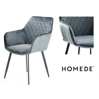 Krzesło HOMEDE Vialli, stalowe, 42x55x85 cm - Homede