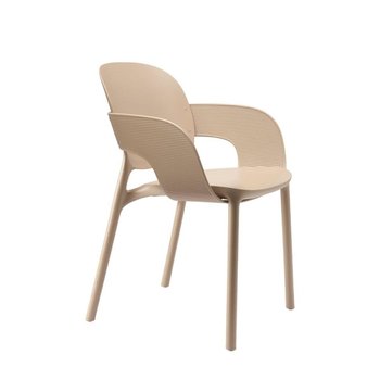 Krzesło Hug z podłokietnikami dove grey - SCAB Design