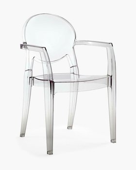 Krzesło Igloo Arm transparentne - SCAB Design