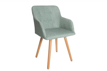 Krzesło INTERIOR Igloo Scandi, zielone, 85x55x55 cm - INTERIOR