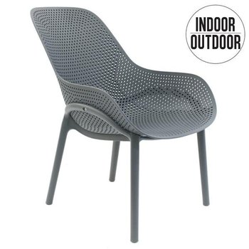 Krzesło INTESI Cole, białe, 51x52x78 cm - Intesi