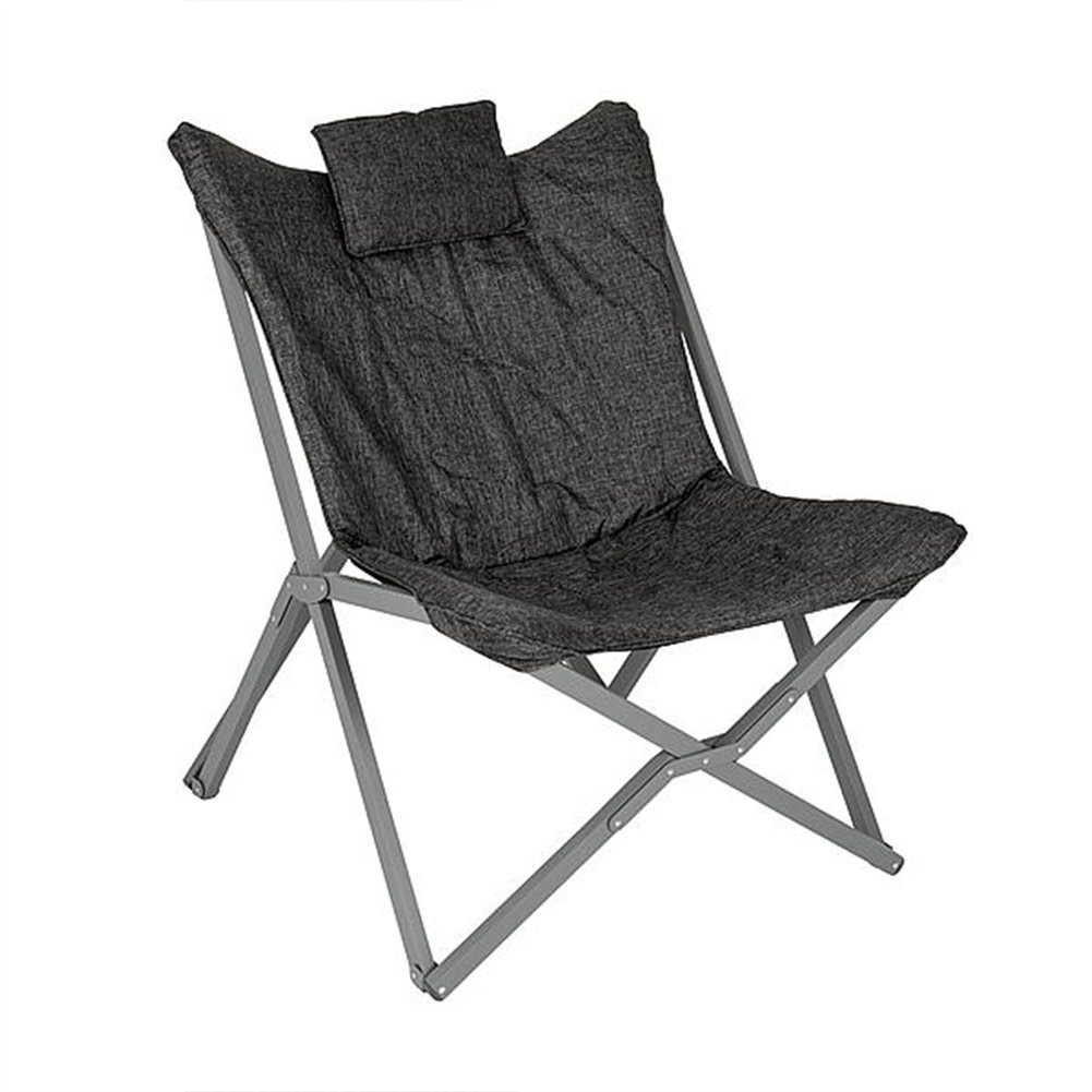 Фото - Туристичні меблі Bo-Camp Krzesło kempingowe  Relax Edmonton, czarne, 96x78x80 cm 