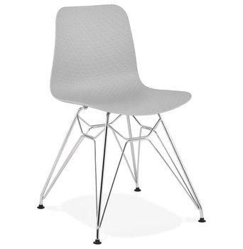 Krzesło KOKOON DESIGN Fifi, szaro-chrom, 83x44x40 cm - Kokoon Design