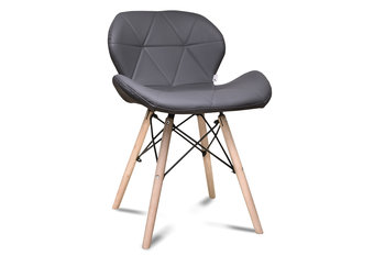 Krzesło KONSIMO TRIGO szare, 49x72x50 cm - Konsimo