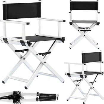 Krzesło kosmetyczne z oparciem fotel gabinet SPA make-up praktyczny - ENZO