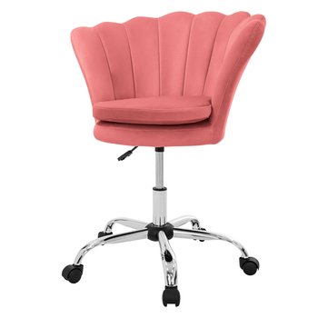 krzesło krzesło biurowe krzesło obrotowe z kółkami krzesło biurkowe regulowana wysokość aksamit - ML-DESIGN