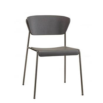 Krzesło Lisa wood czarny/czarny - SCAB Design