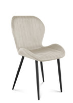 Krzesło Mark Adler Prince 2.0 Beige, klasyczne, welurowe, Beżowe