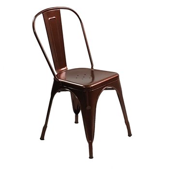 Krzesło metalowe Paris miedziane - BMDesign