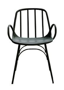 Krzesło MIA HOME Castro, czarne, 45x55,5x82 cm - MIA home
