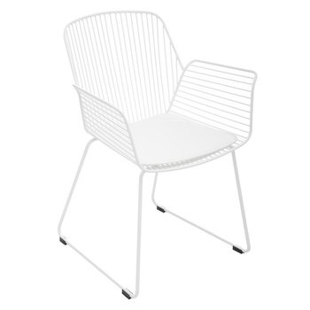 Krzesło MIA HOME TURAW, białe, 83x58x60 cm - MIA home