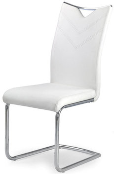 Krzesło minimalistyczne PROFEOS Eldor, białe, 59x44x100 cm - Profeos