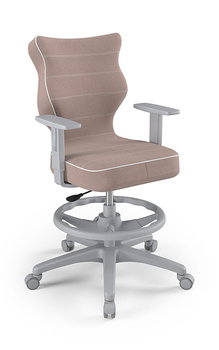Krzesło młodzieżowe, Entelo, Duo szary, Jasmine 08, rozmiar 6 WK+P (wzrost 159-188 cm) - ENTELO