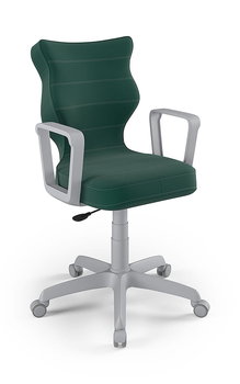 Krzesło młodzieżowe, Entelo, Norm szary, Velvet 05, rozmiar 6 (wzrost 159-188 cm) - ENTELO