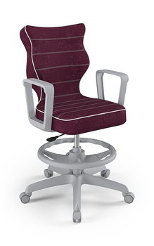 Krzesło młodzieżowe, Entelo, Norm szary, Visto 07, rozmiar 6 WK+P (wzrost 159-188 cm) - ENTELO