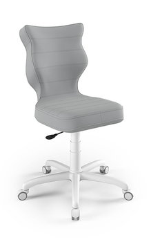 Krzesło młodzieżowe, Entelo, Petit biały, Velvet 03, rozmiar 6 (wzrost 159-188 cm) - ENTELO