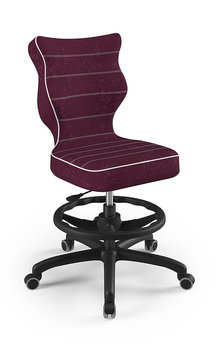 Krzesło młodzieżowe, Entelo, Petit czarny, Visto 07, rozmiar 6 WK+P (wzrost 159-188 cm) - ENTELO