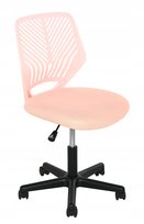 Krzesło młodzieżowe OTE Zikko Pink – siatkowe, regulowane, do biurka Zikko OTE Design