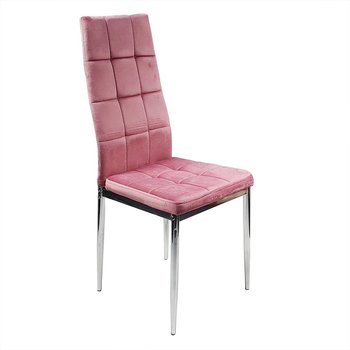 Krzesło MONAKO VELVET różowe - BMDesign