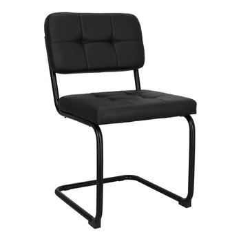 Krzesło Nelson soft black swing black PU - Intesi