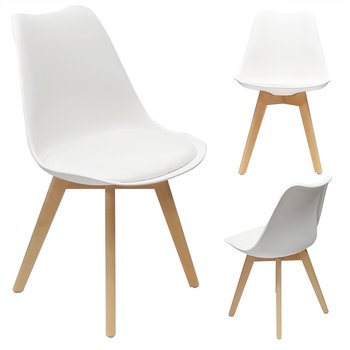 Krzesło NORDEN białe - BMDesign