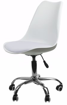 Krzesło Obrotowe Do Biurka Fotel Biurowy Ps 19 Biały - CHICCOT