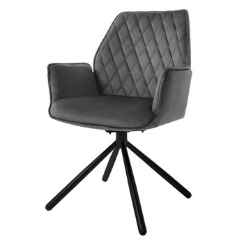 Krzesło obrotowe krzesło do jadalni krzesło obrotowe 180 stopni krzesło do salonu aksamitne - ML-DESIGN