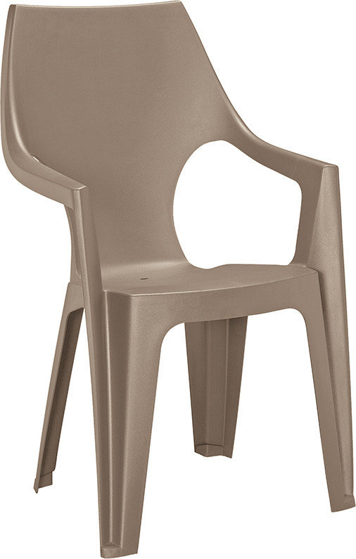 Zdjęcia - Meble ogrodowe Allibert Krzesło ogrodowe  Dante CE, cappuccino, 57x57x89 cm 