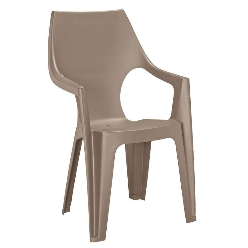 Krzesło ogrodowe ALLIBERT Dante CE, cappuccino, 57x57x89 cm