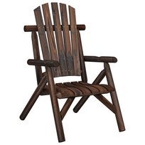 Krzesło ogrodowe drewniane świerkowe 68x86x103 cm / AAALOE