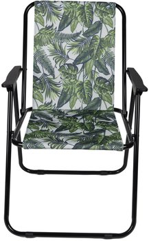 Krzesło ogrodowe, plażowe z podłokietnikami ROYOKAMP, składane, 57x44x75 cm, zielone, Jungle Light, do 120 kg - Royokamp