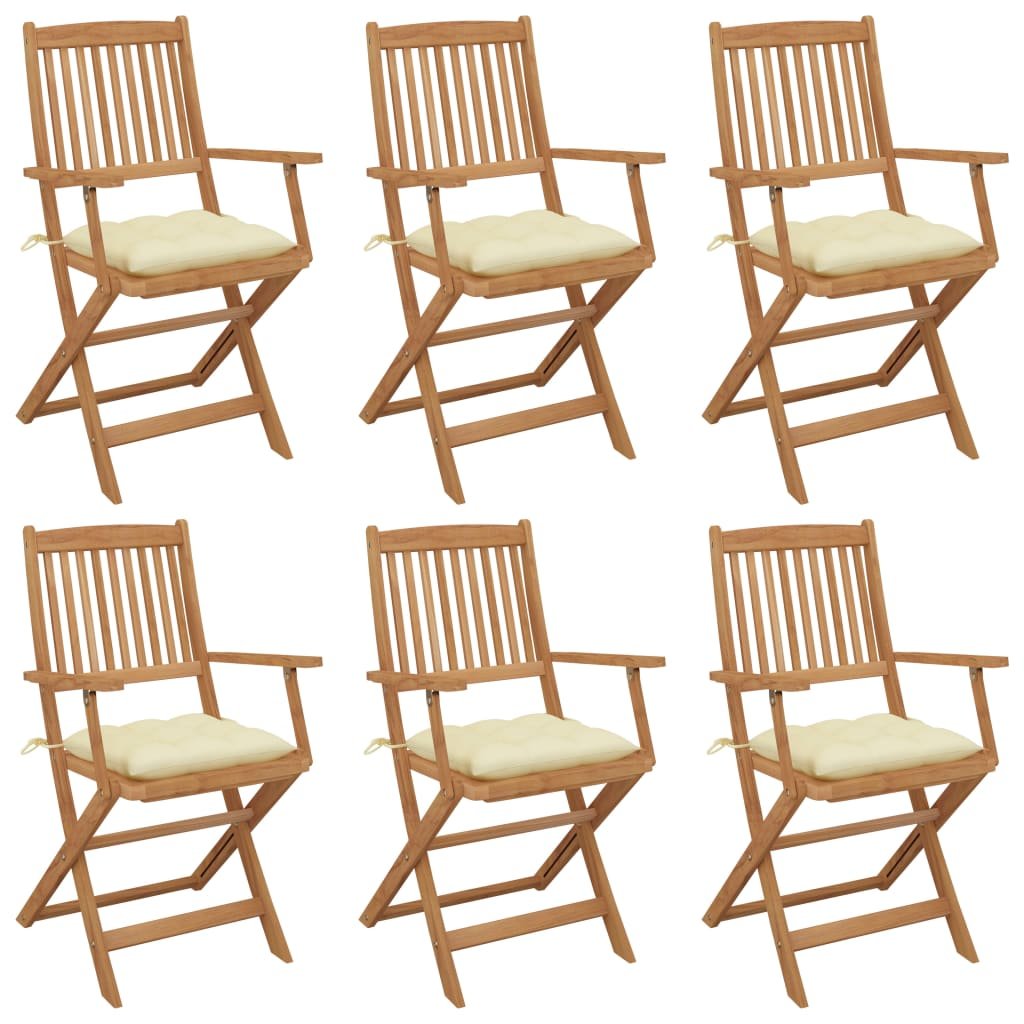 Zdjęcia - Krzesło AKA  ogrodowe składane z poduszkami, drewno  / AAALOE 