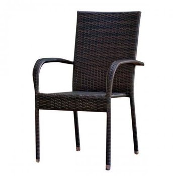 Krzesło ogrodowe Sottille brązowy technorattan - Bello Giardino