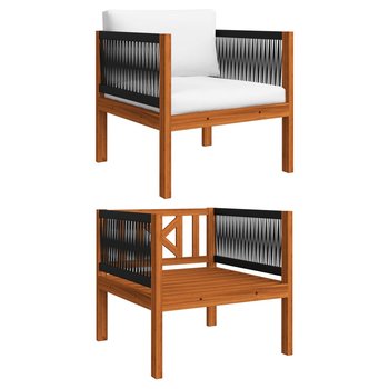 Krzesło ogrodowe VIDAXL, brązowe, 65x65x60 cm - vidaXL