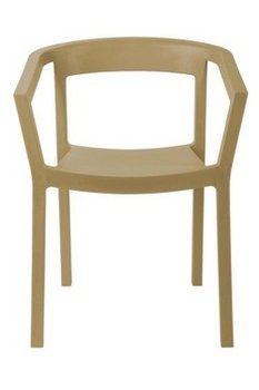 Krzesło Peach, piaskowe, 75x56x48 cm - Resol