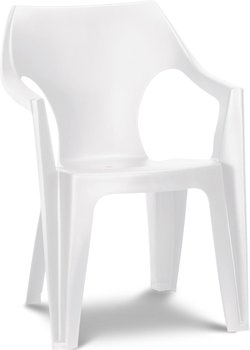 Krzesło plastikowe Dante Low back, białe, 57x57x79 cm - Allibert