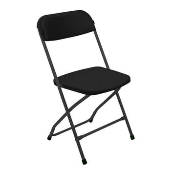 Krzesło Polyfold Czarny K-02 - PROSPERPLAST 1