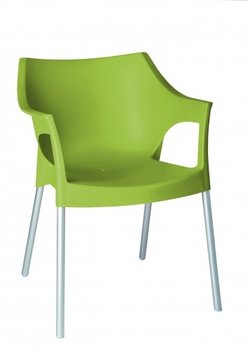 Krzesło RESOL Pole, zielone, 60x60x79 cm - Resol