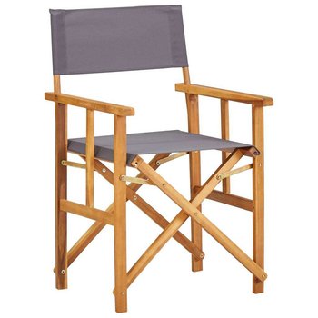 Krzesło reżyserskie, lite drewno akacjowe - vidaXL