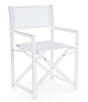 Krzesło Reżyserskie Taylor - Białe Textiline Homms - homms