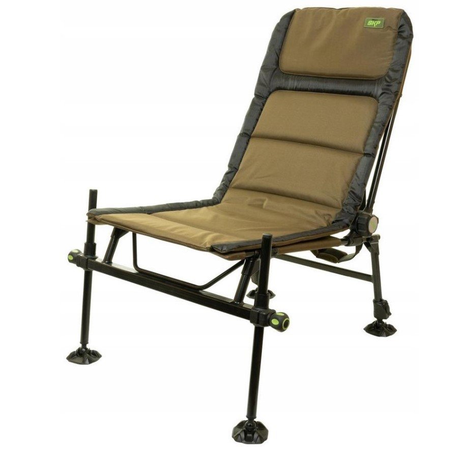 Shakespeare SKP Fishing Chair With Footplate, Feeder Arm, Tray & Bowl - Angler's Delight