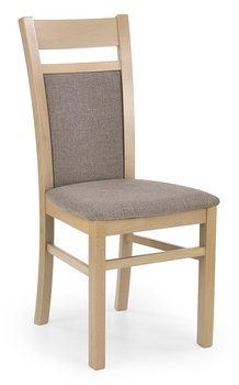 Krzesło skandynawskie ELIOR Lettar, beżowe, 46x55x97 cm - Elior