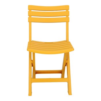 Krzesło składane Komodo żółte - Intesi