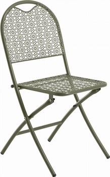 Krzesło Składane Metalowe 87X40X37,5 Cm Zielone - Inny producent